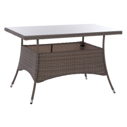 Τραπέζι Κήπου Military HM5141.31 120x70x75cm Grey