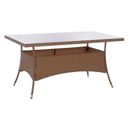 Τραπέζι Κήπου Minsk HM5507.02 150x90x75cm Brown