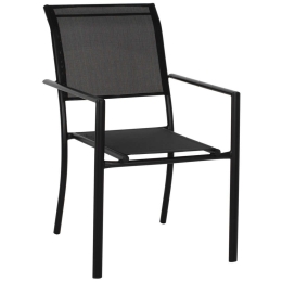Πολυθρόνα Fedan HM5875.01 Με Textline 55,5x67,5x86cm Black