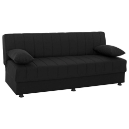 Καναπές Κρεβάτι Τριθέσιος Andri HM3239.01 180x72x77cm Black ΥΦΑΣΜΑ