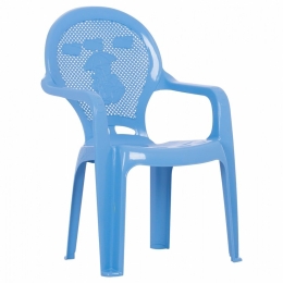 Καρεκλάκι Παιδικό HM5824.08 36.5x36.5x56.5cm Blue Πολυπροπυλένιο