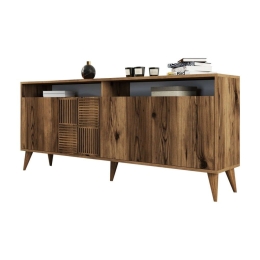 Μπουφές HM9431.04 180x35x78.6cm Walnut Μελαμίνη