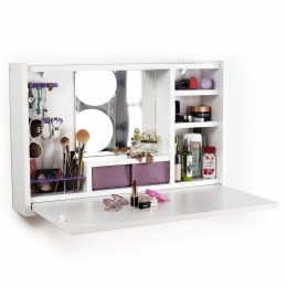 Ντουλάπι Μπάνιου Chameli HM9198 Με Καθρέπτη 76x46x48cm White Μελαμίνη
