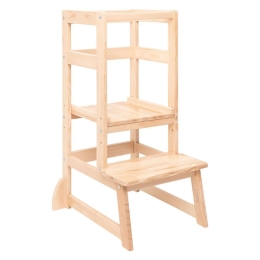 Παιδικός Πύργος Εκμάθησης Miko Τ.Montessori HM9291 45,7x51x90cm Natural Ξύλο