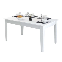 Τραπέζι Με Αποθηκευτικό Χώρο HM9507.06 145x88x75cm White Μελαμίνη