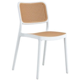 Καρέκλα Πολυπροπυλένιου HM5934.01 41x49x102cm Beige-White