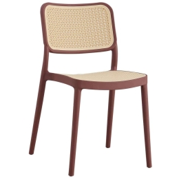 Καρέκλα Πολυπροπυλένιου HM5934.05 41x49x102cm Beige-Tile