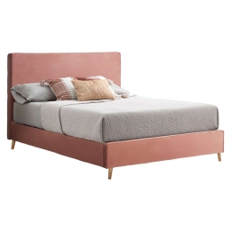 Κρεβάτι Indra HM662.12 Για Στρώμα 160x200cm Βελούδινο Rotten Apple Διπλό Βελούδο