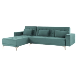 Καναπές-Κρεβάτι Γωνία Αναστρέψιμη Eliza HM3145.04 245x160x80cm Βελούδο Veraman Βελούδο