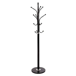 Καλόγερος 13 Σημείων Κρέμασης HM9573.01 Φ37x180cm Μεταλλικός Black Μέταλλο