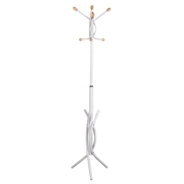 Καλόγερος 7 Σημείων Κρέμασης HM9575.02 41x41x176cm Μεταλλικός White Μέταλλο