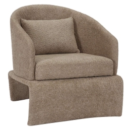 Πολυθρόνα Bevy HM9677.03 72x71x75cm Μεταλλικός Σκελετός Με Ύφασμα Beige Μέταλλο,Ύφασμα