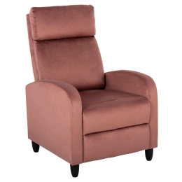 Πολυθρόνα Relax Hiber HM9782.02 67,5x90x104cm Βελούδο Rotten Apple Βελούδο