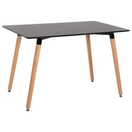 Τραπέζι Minimal HM8581.02 120x60x74cm Natural-Black