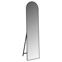 Καθρέπτης Δαπέδου HM9578.01 Σκελετός 40x31x160cm Black Αλουμίνιο,Γυαλί