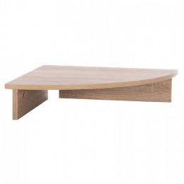 Βάση Οθόνης Γραφείου Devon HM2451 Τρίγωνη 50x50x11,6cm Sonoma Μελαμίνη