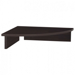 Βάση Οθόνης Γραφείου Devon HM2451.02 Τρίγωνη 50x50x11,6cm Wenge