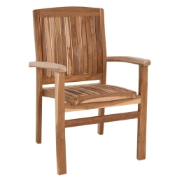 Πολυθρόνα Dart HM9781 61x59,5x91cm Από Ξύλο Teak Natural