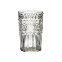 Inart S/6 Ποτήρι Νερού Διάφανο 380Ml Φ8Χ12.5