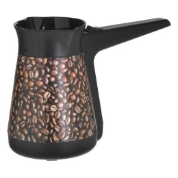 Inart Ηλεκτρικό Μπρίκι Μαύρο 350ML 1000W 11Χ23Χ16