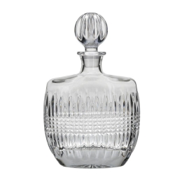 Inart Καράφα Σκαλιστή Διάφανη 700Ml 15X7X26