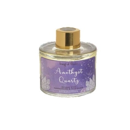 Inart Αρωματικο Χωρου Με Sticks Amethyst stone 105Ml Φ7Χ22