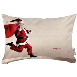 Διακοσμητικό Μαξιλάρι Με Γέμιση 4003 Beige-Red Saint Clair 30Χ45 30x45cm