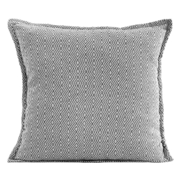 Μαξιλαροθήκη Διακοσμητική Tent Grey Madi 45X45 100% Βαμβάκι