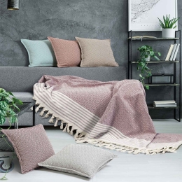 Ριχτάρι Tent Bordo Madi Πολυθρόνα 170x180cm 100% Βαμβάκι