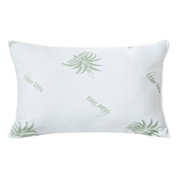 Μαξιλάρι Ύπνου Aloe Vera White Madi 50Χ70 50x70cm 100% Silicon Ballfiber