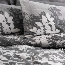 Σεντόνια Windy (Σετ 4τμχ) Grey Madi Υπέρδιπλο 240x260cm 100% Βαμβάκι