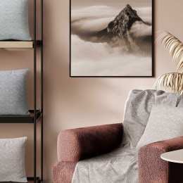 Ριχτάρι Wellen Brown Madi Τετραθέσιο 170x340cm 100% Βαμβάκι