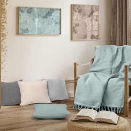 Ριχτάρι Vorm Mint Madi Τριθέσιο 190x300cm 100% Βαμβάκι