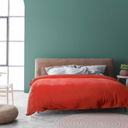 Κουβέρτα Dull Red Madi Ημίδιπλο 180x240cm Πολυέστερ