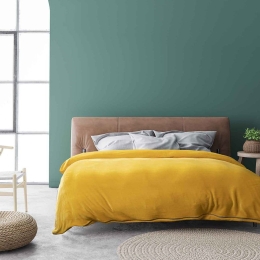 Κουβέρτα Dull Yellow Madi Μονό 160x220cm Πολυέστερ