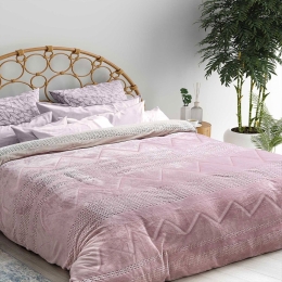 Κουβερτοπάπλωμα Queue Pink Madi Μονό 160x220cm Silicon Fiber