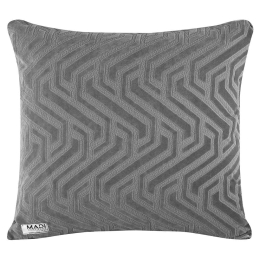 Μαξιλάρι Διακοσμητικό (Με Γέμιση) Slange Grey Madi 50X50 Pet