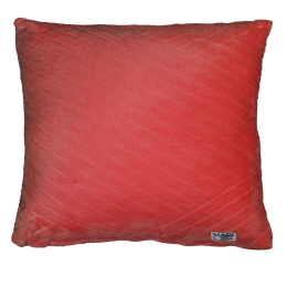 Μαξιλάρι Διακοσμητικό (Με Γέμιση) Strokes Red Madi 45X45 Πολυέστερ
