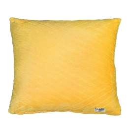 Μαξιλαροθήκη Διακοσμητική Strokes Yellow Madi 45X45 Πολυέστερ