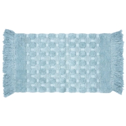 Πατάκι Μπάνιου Dots Blue Madi 50 X 80 100% Βαμβάκι