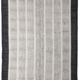 Χαλί Lotus Cotton Kilim 354 Black/White Royal Carpet 140X200cm