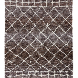 Χαλί Terra 5005/38 Round Brown-Dark Grey Royal Carpet 154X154cm Round