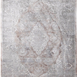 Χαλί Bamboo Silk 5991A Light Grey-Dark Beige Royal Carpet 80X150cm