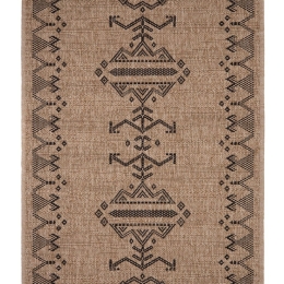 Χαλί Ψάθινο Avanos 9090 Black Royal Carpet 80X150cm