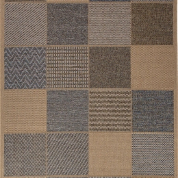 Χαλί Ψάθα Comodo 526 2Z Blue-Beige Royal Carpet 80X150cm