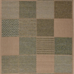 Χαλί Ψάθα Comodo 526 Z Green-Beige Royal Carpet 80X150cm