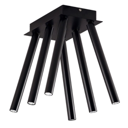 Φωτιστικό Οροφής - Πλαφονιέρα Led Duct 3083000 Black Viokef Μέταλλο