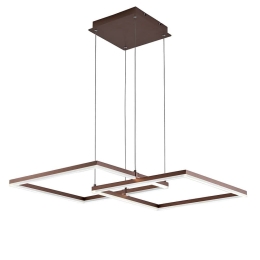 Φωτιστικό Οροφής Led Linus 4173600 Brown Viokef Μέταλλο
