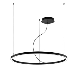 Φωτιστικό Οροφής Led Verdi 4224100 D900 Black Viokef Μέταλλο