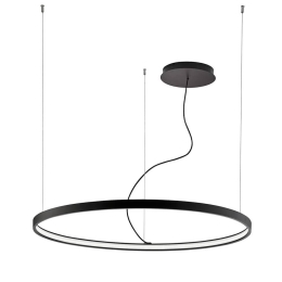 Φωτιστικό Οροφής Led Verdi 4224300 D900 Black Viokef Μέταλλο